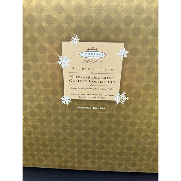 2003 Hallmark Ornament Club Exclusive Studio Edition Gallery Collection New! NIB - Picture 3 of 12